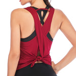 Zhangyunuo T-shirt Fitness Solid Yoga