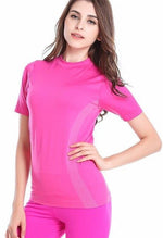 Workout Slimming Sports T Shirt Women - forsportswear