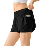 Women 2 In 1 Running Shorts - forsportswear