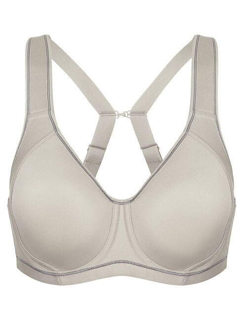 Women's Coolmax High Impact Underwire Full Figure Cup Bra - forsportswear