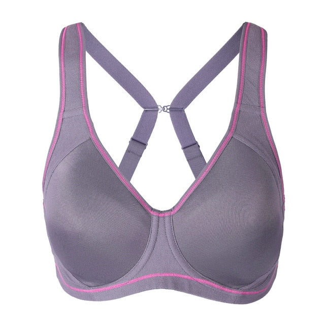 Women's Coolmax High Impact Underwire Full Figure Cup Bra - forsportswear