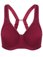 Women's Coolmax High Impact Underwire Full Figure Cup Bra - forsportswear