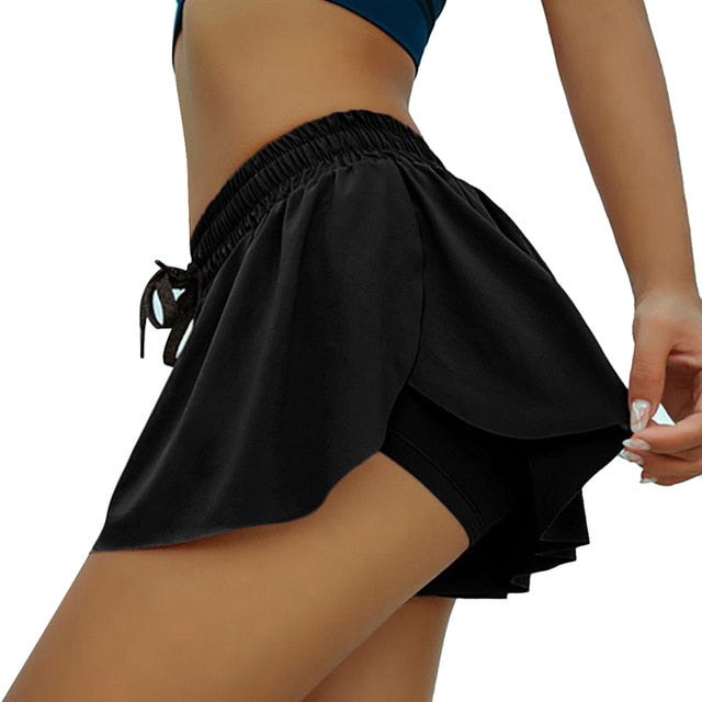 Women 2 In 1 Running Shorts - forsportswear