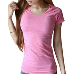 Women Gym Running Yoga T-shirt Fitness