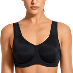Plus Size Women's Max Control High Impact Solid Sports Bra - forsportswear