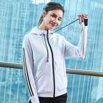 Zipper Jacket Long Sleeve Yoga Shirt - forsportswear